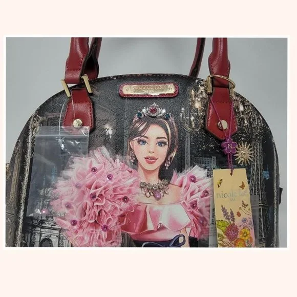 NICOLE LEE "CRYSTAL PALACE" BAG - Picture 2 of 16